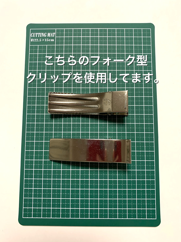 【再販×2】Creema限定　フラワーヘアクリップ 3枚目の画像