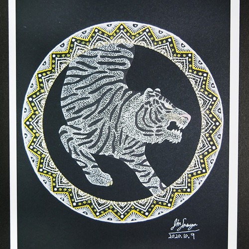 四神ポストカード4枚セット ポストカード 染谷仁 通販 11709956