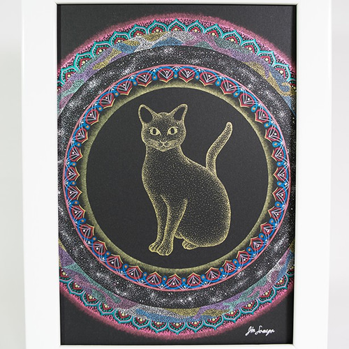 曼荼羅　ネパール　原画 ネパール曼荼羅画 絵師06