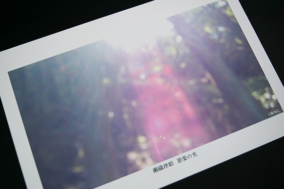 写真ポストカードNo.33「瀬織津姫　慈愛の光」【選べる3枚】 2枚目の画像