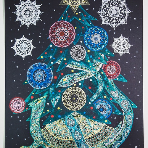 曼荼羅アート【TREE】
