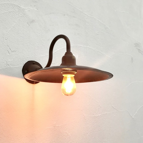 古塗装】ノスタルジックな外灯／ブラック＆コッパー塗装 シーリング  