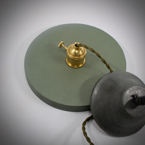 ブロンズグリーン/モルタルシェード ペンダントライト pendant lamp ブロンズグリーン】モルタルシェードのpendant lamp ☆受注生産