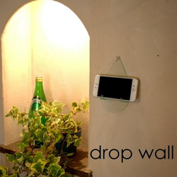 壁掛け　スマホ　タブレット　”drop wall” 2枚目の画像
