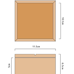 桧のお弁当箱 M　-Square lunch box M- 4枚目の画像