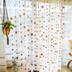 星のカーテン（フォトブース用）180cm×20本 1枚目の画像