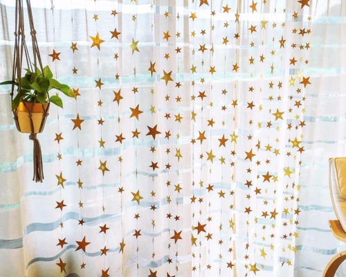 星のカーテン（フォトブース用）180cm×20本 その他ペーパーアイテム