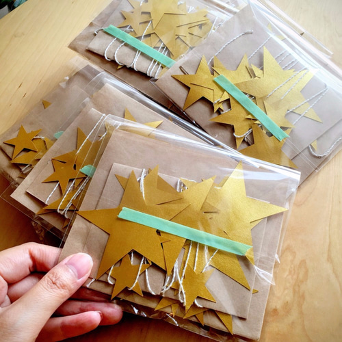 星のカーテン（フォトブース用）180cm×20本 その他ペーパーアイテム