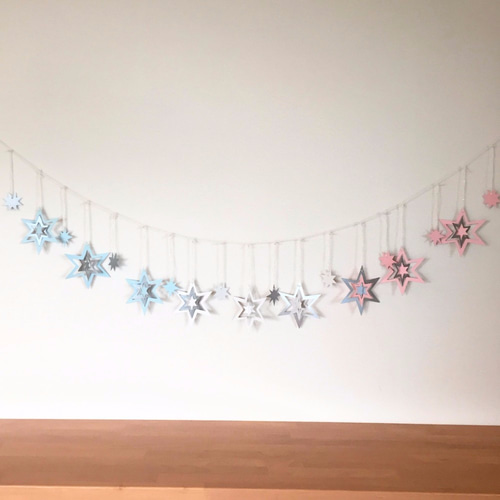 七夕Ver】立体！煌めく星のガーランド（外せばオーナメントに） その他