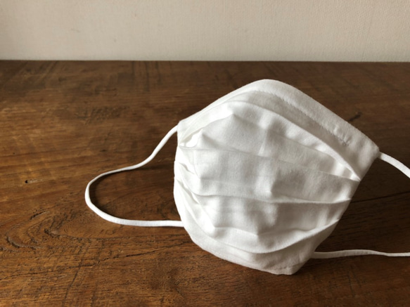 さらり夏マスク‼日本製綿麻(ライトグレー)×ハイブリッド触媒ダブルガーゼ(白) 4枚目の画像