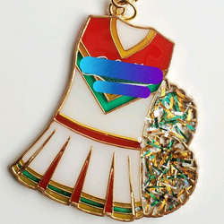 オーダー チア チアリーディング チアダンス キーホルダー チャーム