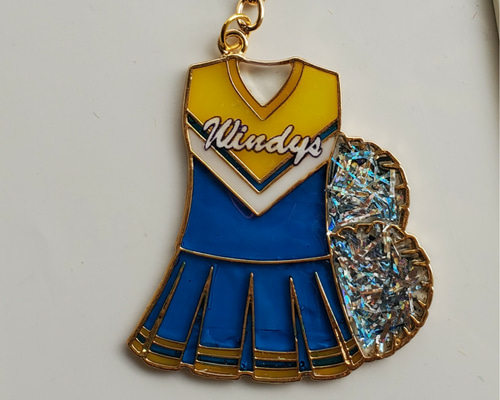 オーダー チア チアリーディング チアダンス キーホルダー チャーム