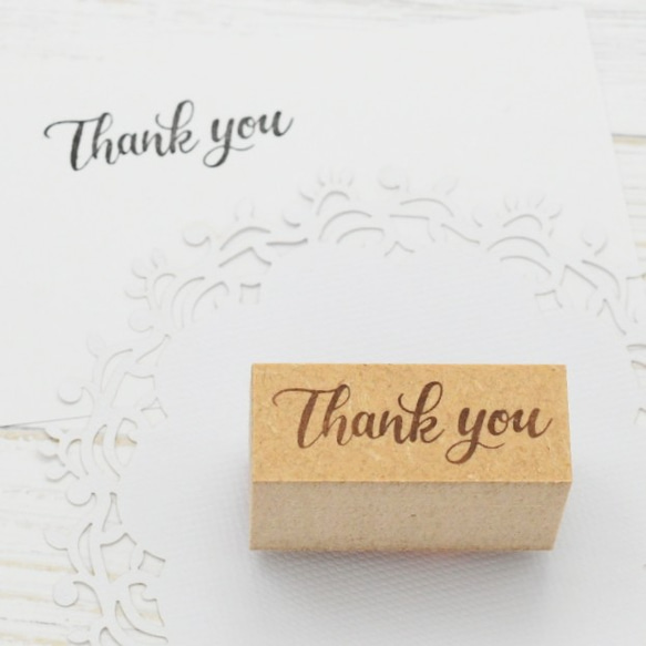 サンキュー はんこ筆記体 はんこ・スタンプ 京はんこ Akane* 通販