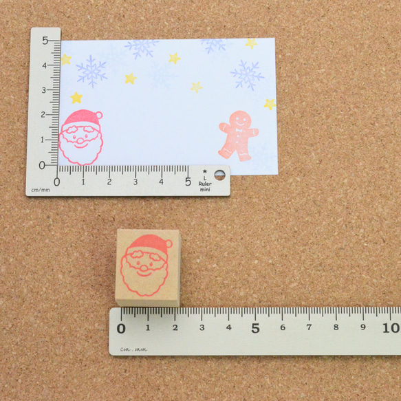 クリスマスのかわいい スタンプ サンタクロース 4枚目の画像