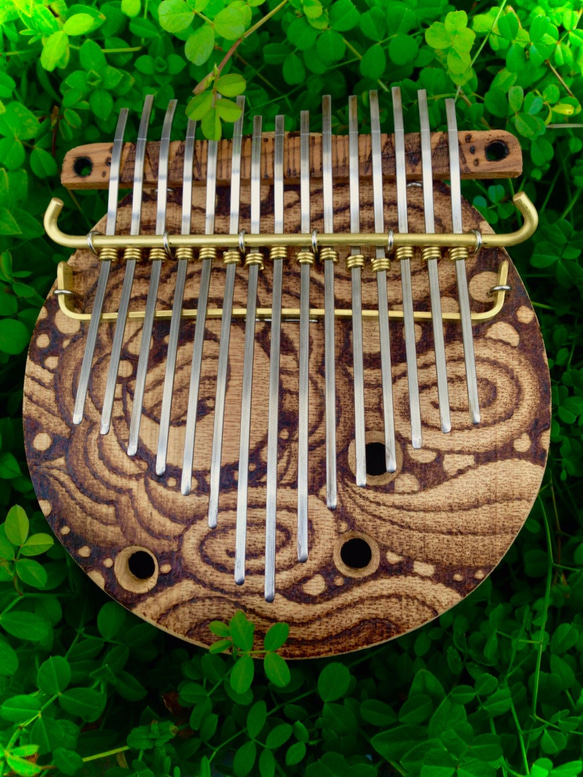 Bunカリンバ・親指ピアノ『Scenery with the moon~月のある風景~Ⅲ』 カリンバ ココナッツ 親指ピアノ 心の楽器