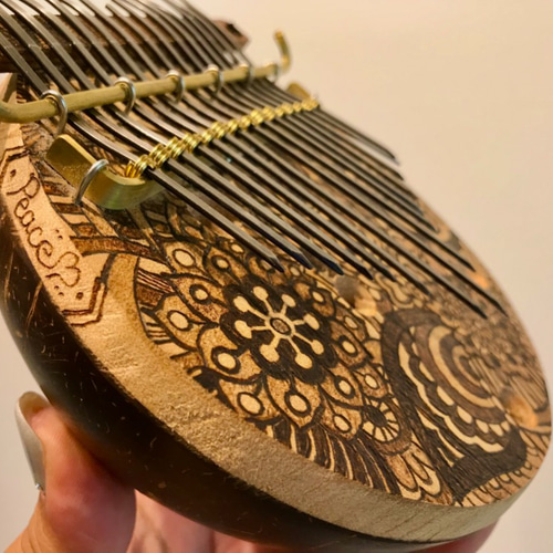 ☆NEW☆・Bunカリンバ・親指ピアノ・フラワーカリンバ 楽器