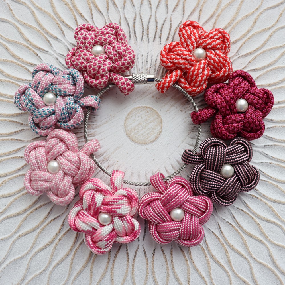 パラコード❥リード❥太め　ピンク系　№022