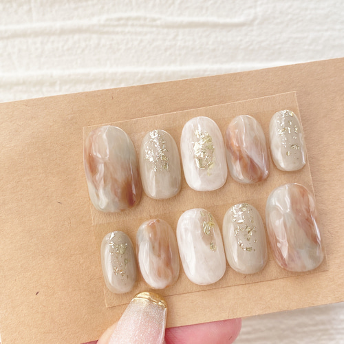 現品限り 最短翌日配送 ネイルチップ ニュアンスネイル 成人式 卒業式