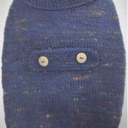 ダッフルボタンをチャイナ風につけたセーター(SS-1822) 2枚目の画像