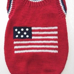 アメリカ国旗柄のランニングセーター(ss-1858) 2枚目の画像