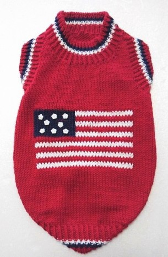 アメリカ国旗柄のランニングセーター(ss-1858) 5枚目の画像