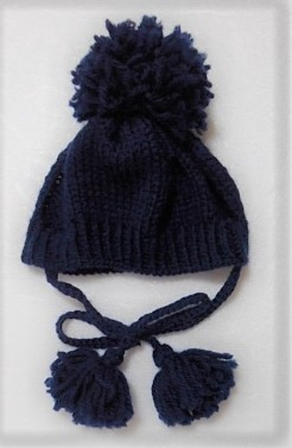 紺のアメリカ国旗柄のワンちゃんの帽子(CAP-18) 3枚目の画像