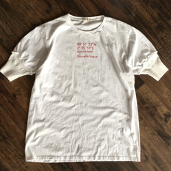 ニットリブドッキングワイドTee/OFF WHITE 5枚目の画像