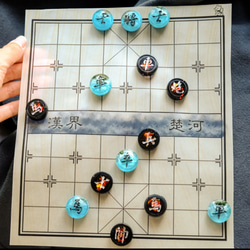 【戦争と平和】Mini Chinese Chess by ETPLANT 象棋益智玩具智力遊戲桌遊 boardgame 第2張的照片