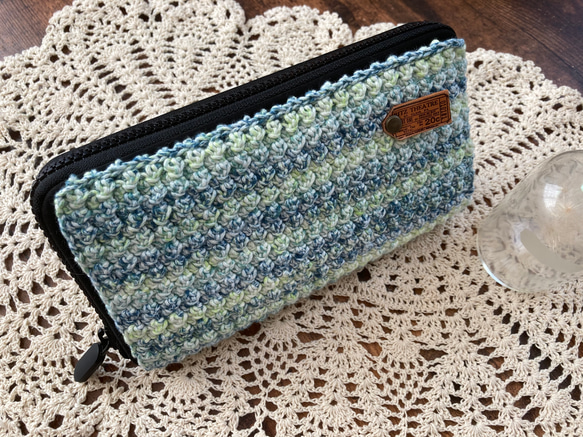 手編み♡長財布♡ 長財布 Pure Glass 通販 11337246｜Creema