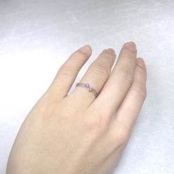 【SALE 38500→16500】Pt900天然ダイヤモンドリング 3枚目の画像