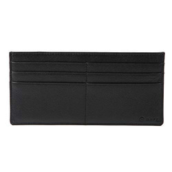 超薄型　コンパクト長財布　ブラック　スキミング防止機能付き ミニ財布　RFID【送料無料】(wallet-11) 3枚目の画像