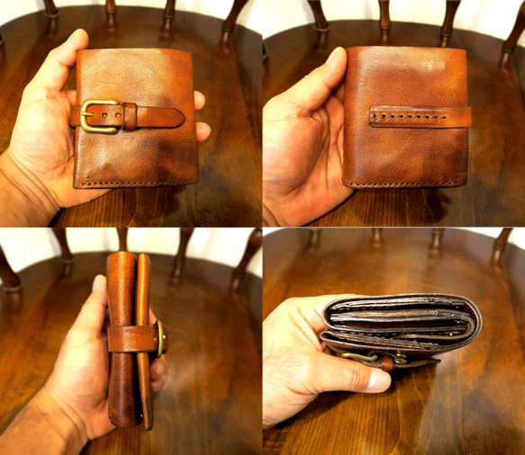 Belt Short Wallet　ベルト折り財布 6枚目の画像