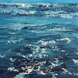[海、浪]  - 手塗り 2枚目の画像