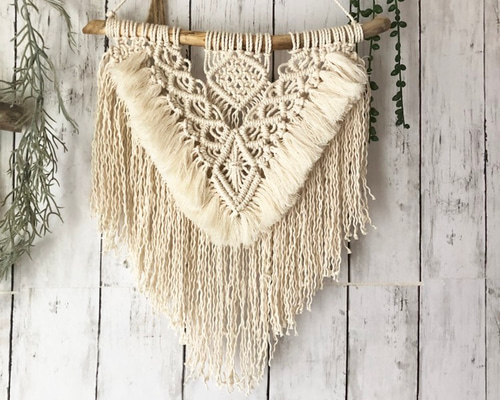 マクラメタペストリーツリー　流木予約済 1_b49c44f488b0ae4a79fefdb0a66d