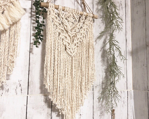 マクラメタペストリーツリー流木予約済