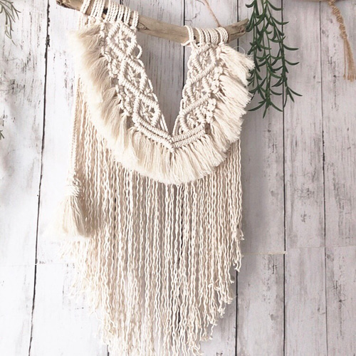 ☆＃16 マクラメタペストリー 受注製作 タペストリー・壁掛け yuki