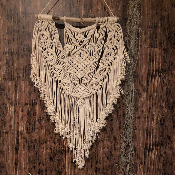 流木 マクラメタペストリー 流木マクラメタペストリー#33 受注製作 タペストリー・壁掛け yuki