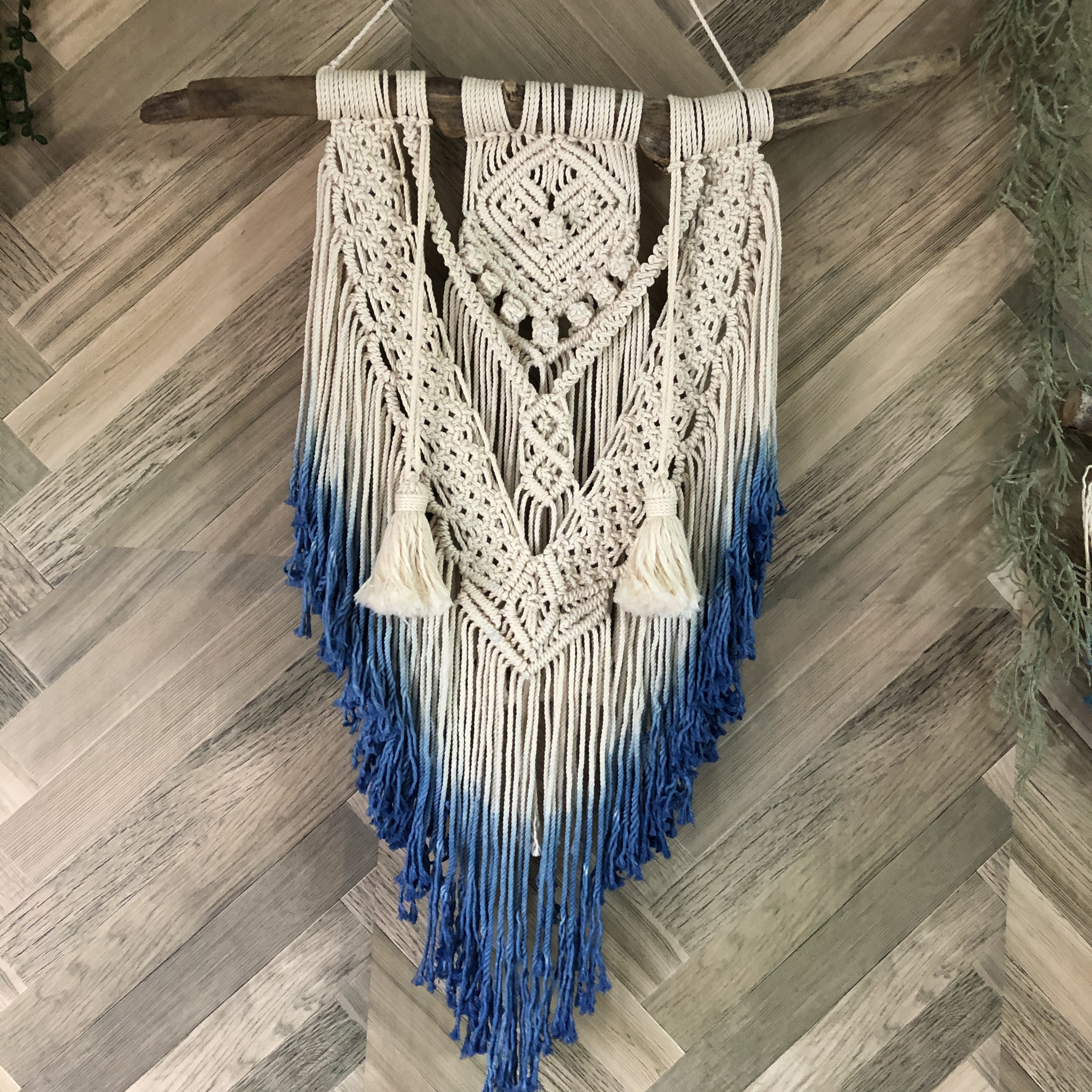 【受注製作】流木マクラメタペストリー#49