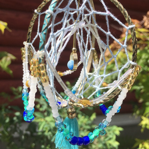 タッセルキーホルダー☆ネイティブ☆ドリームキャッチャー ドリーム