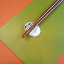 送料無料 箸おき ２個セット　レジン　プリザーブドフラワー　ハンドメイド 5枚目の画像