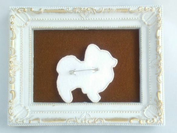 パピヨンブローチ ビーズ刺繍 4枚目の画像