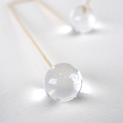 UNO -  Lampwork glass earrings 2枚目の画像