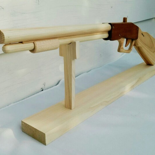 木で作ったゴム銃 おもちゃ・人形 大分木工所『きまぐれ工房