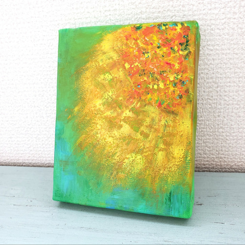 抽象画原画『夏の恵み』(額なし)送料別おまとめ対象外 絵画 Luanacoco