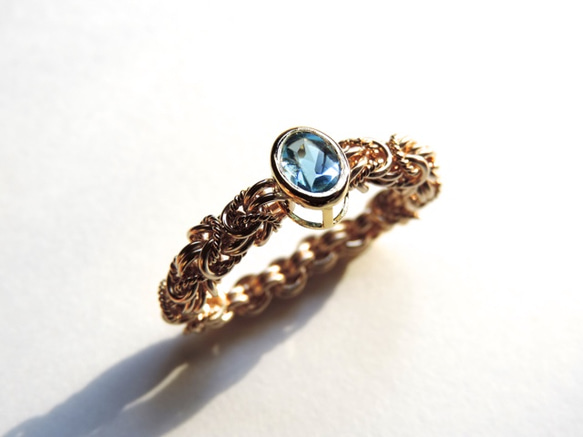 『 Blue sunshine ( inner ) 』Ring by K14GF 5枚目の画像