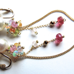 『 Mermaid story ( SP-E ) 』Earring by K18 3枚目の画像