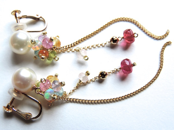 『 Mermaid story ( SP-E ) 』Earring by K18 3枚目の画像