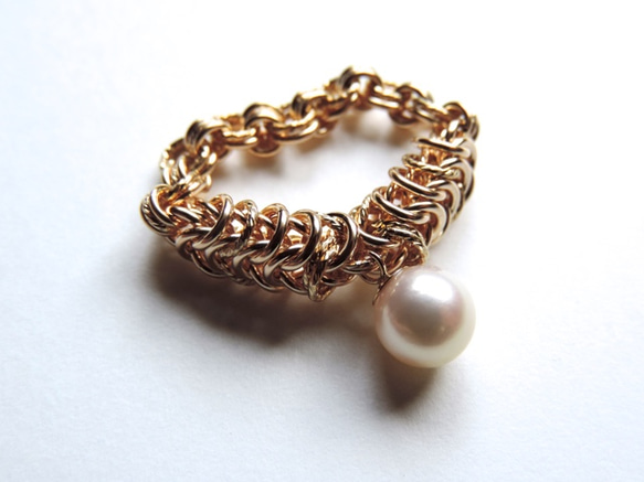 『 Mermaid line ( elegant PK ) 』Ring by K14GF 2枚目の画像