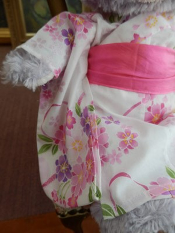 ステラルー用　浴衣セット（桜） 2枚目の画像