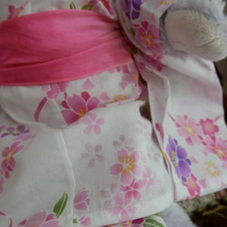 ステラルー用　浴衣セット（桜） 3枚目の画像